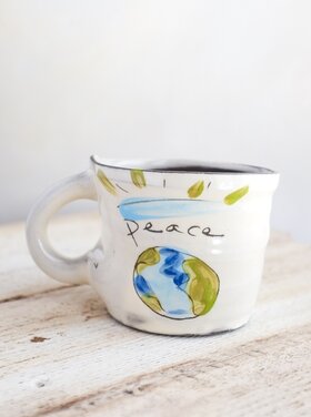 Z Pots World Peace Mug