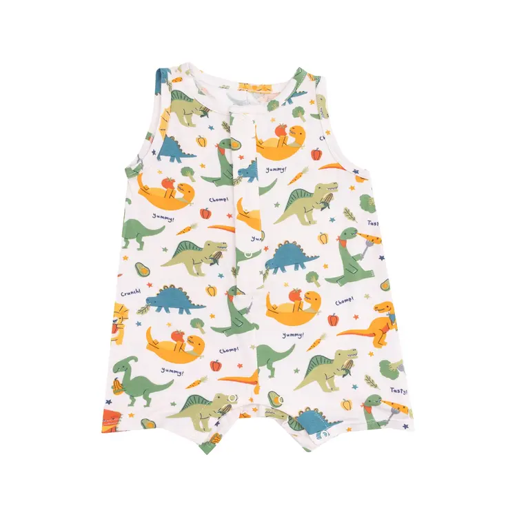 Angel Dear Veggie Dinos Sleeveless Shortie Romper