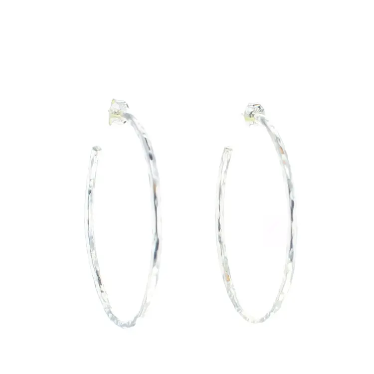 Silver Nui Hoop Earring