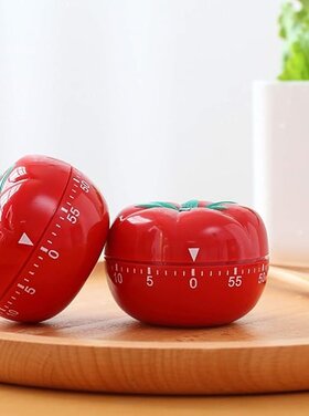 Creative Co-Op Tomato Shaped 60 Minute Twist Timer