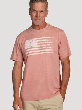 True Grit Vintage Screen SS Raw Edge Tee