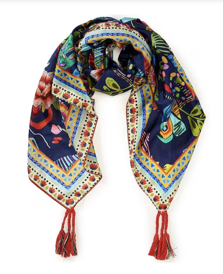 Johnny Was Silk Scarf SS25