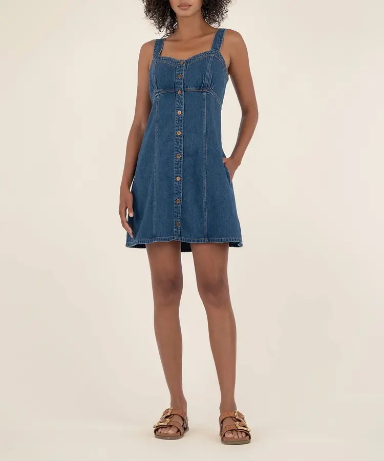 Kut Jeans Emiko A Line Sweetheart Dress