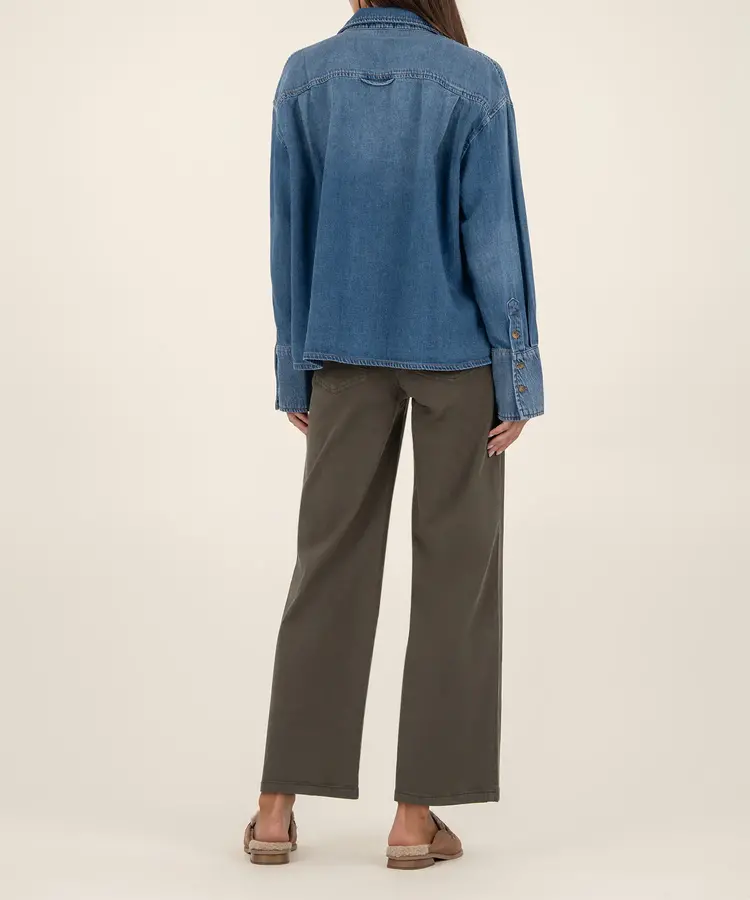 Kut from the Kloth / STS Blue Gertie Button Front Denim Shirt
