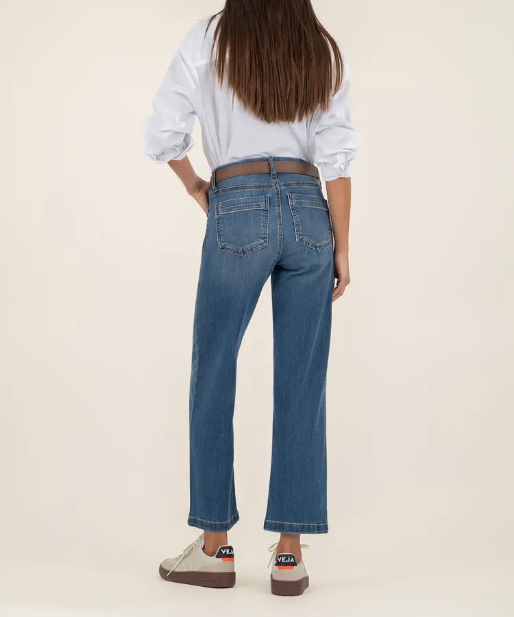 Kut from the Kloth / STS Blue CHARLOTTE HIGH RISE WIDE LEG FRT SEAM PATCH PKTS