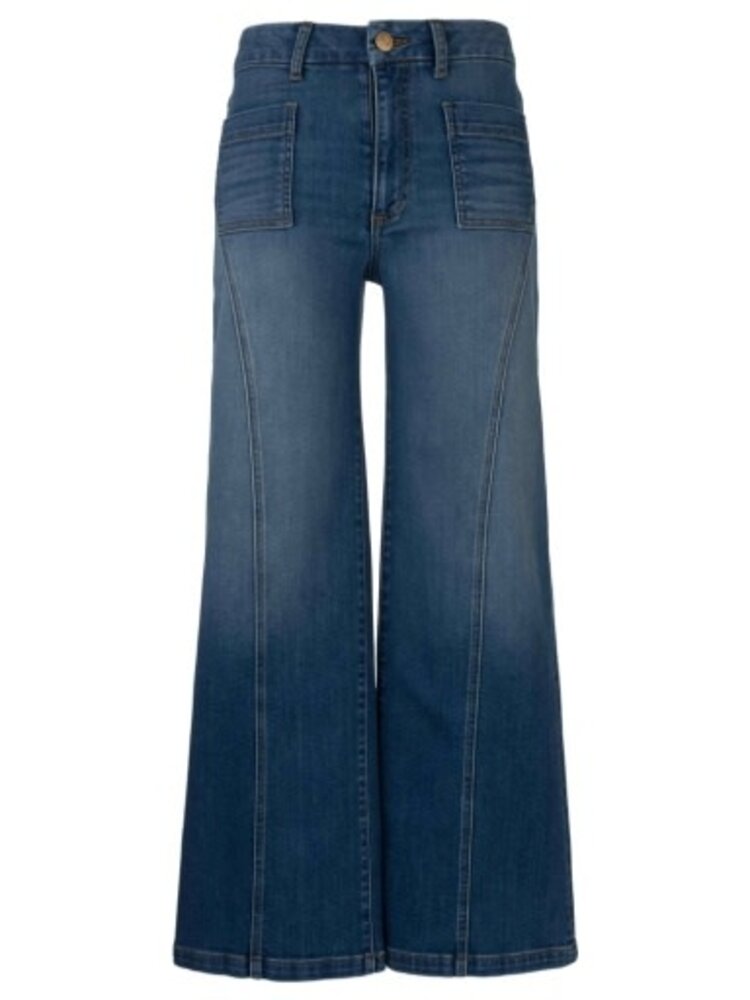 Kut from the Kloth / STS Blue CHARLOTTE HIGH RISE WIDE LEG FRT SEAM PATCH PKTS