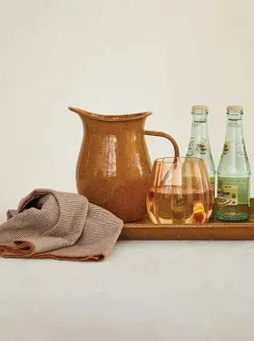 Creative Co-Op Stemless Pumpkin Glasses