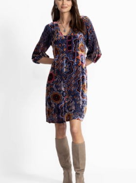 Johnny Was Ryan Dress- Sisi Burnout