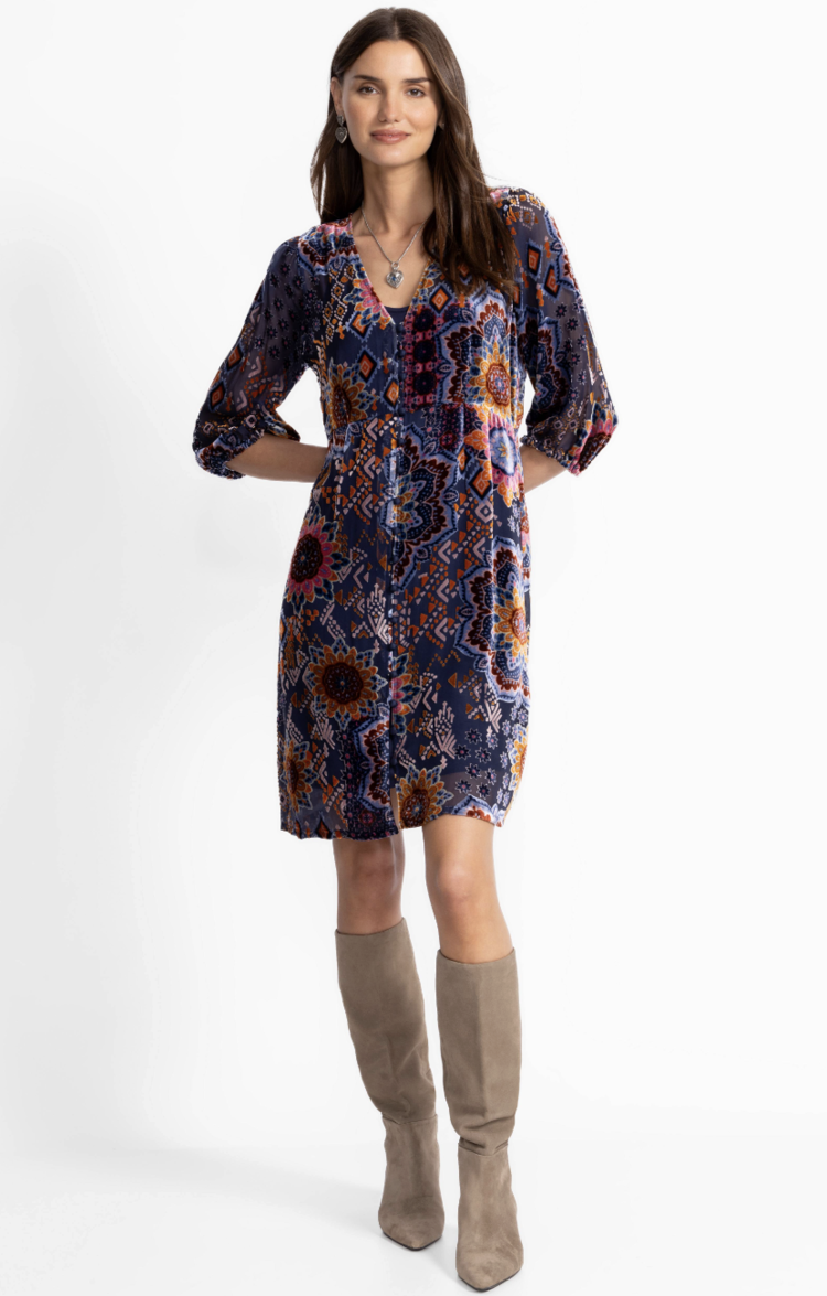 Johnny Was Ryan Dress- Sisi Burnout