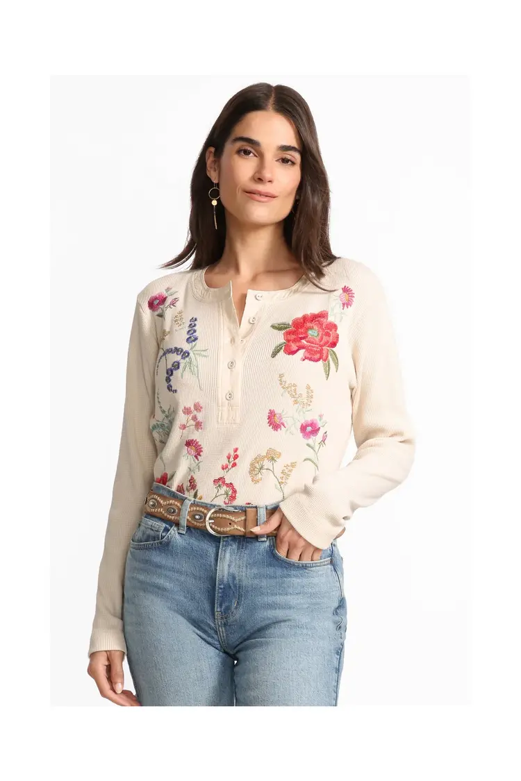 Johnny Was Mixed Media Thermal- Mayra