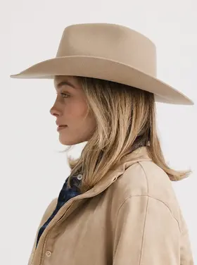 Gigi Pip Dean Pinched Crown Western Hat