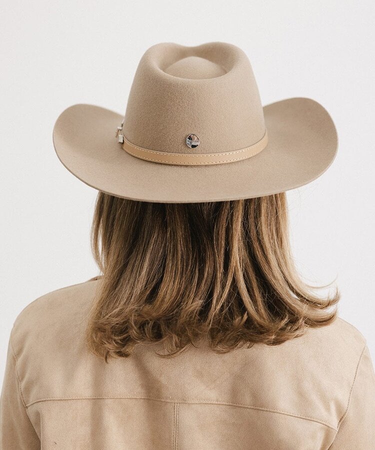 Gigi Pip Dean Pinched Crown Western Hat