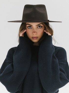 Gigi Pip Emery Teardrop Fedora