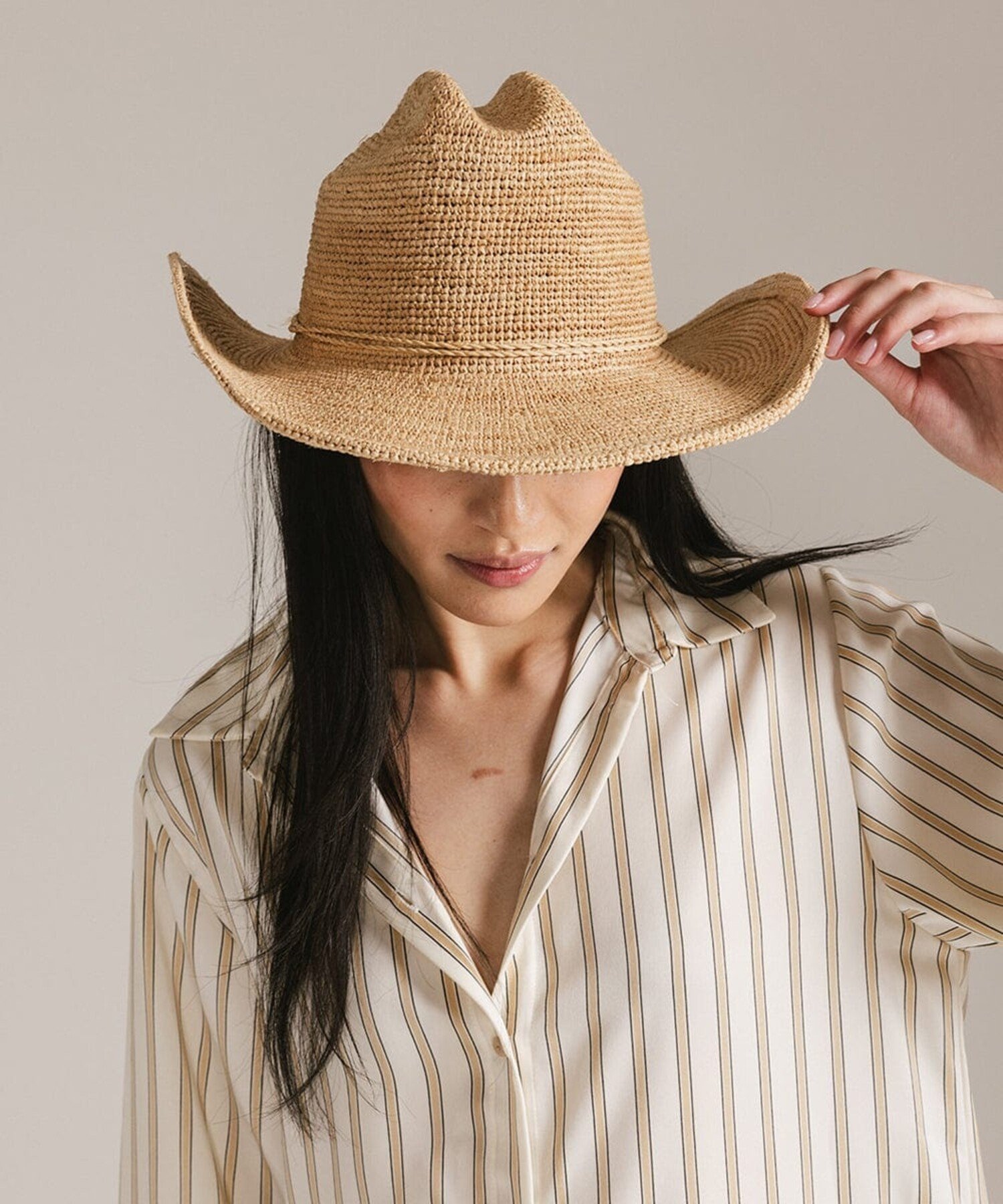 Ames Packable Straw Cowboy Hat - Terra Verde Boutique