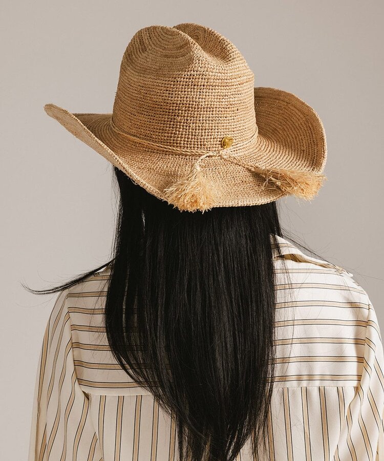 Gigi Pip Ames Packable Straw Cowboy Hat