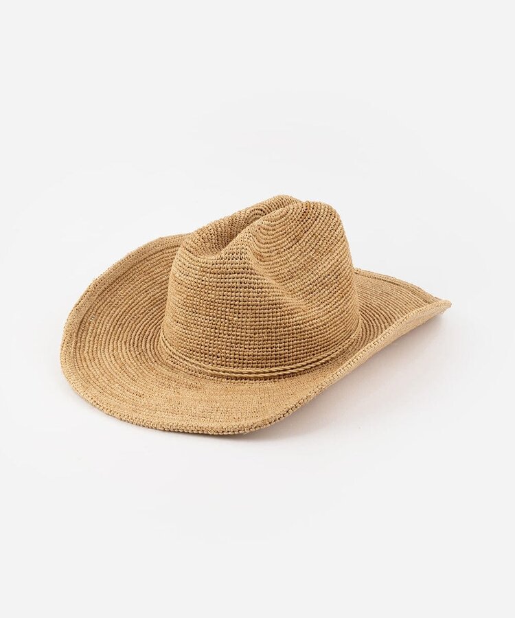 Gigi Pip Ames Packable Straw Cowboy Hat