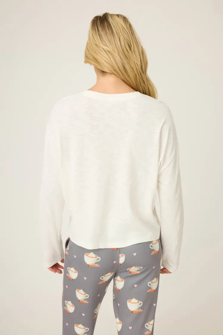 PJ Salvage Long Sleeve Love You a Latte