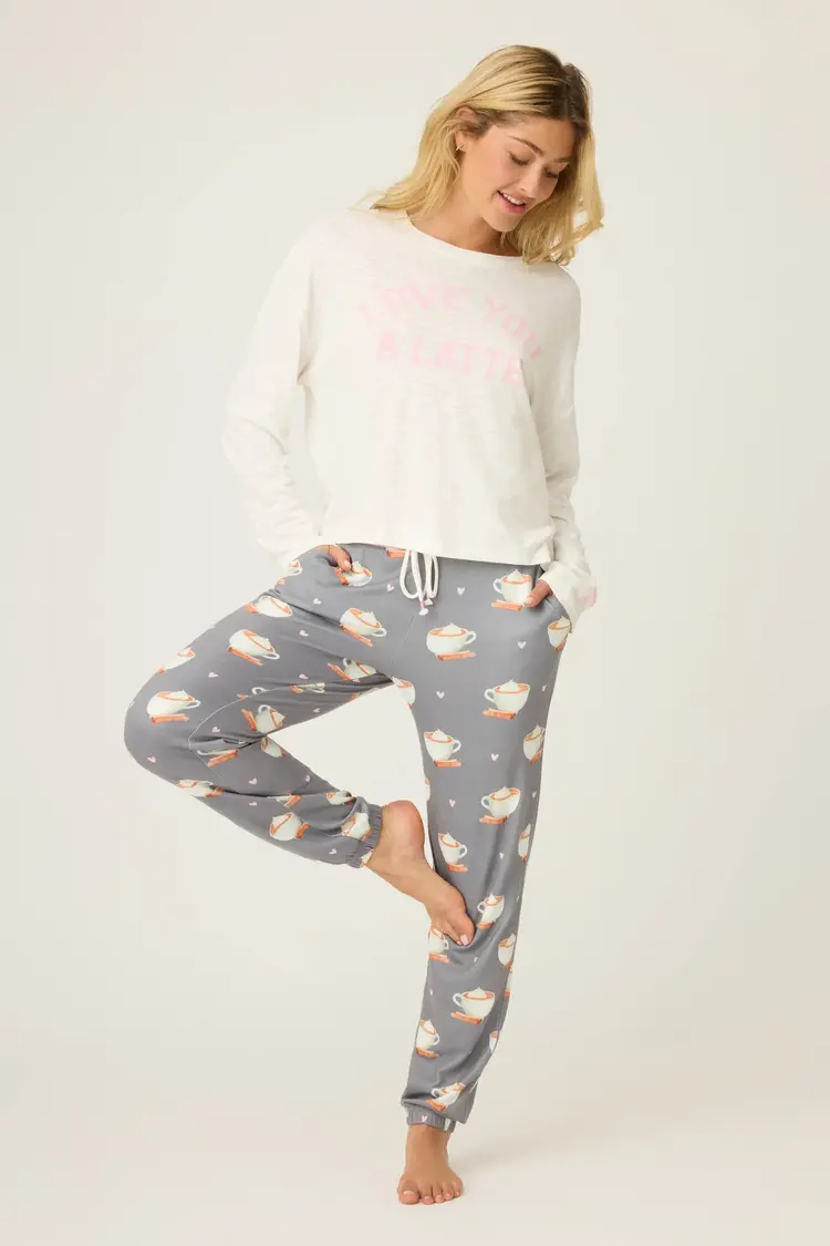 PJ Salvage Long Sleeve Love You a Latte