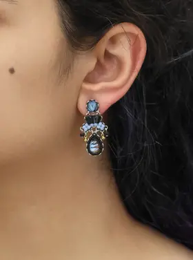 Ayala Bar/ IsArt Mazu Indigo Summit Earring