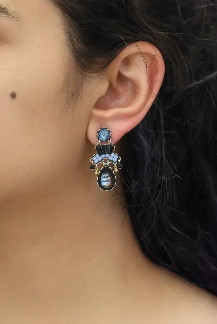 Ayala Bar/ IsArt Mazu Indigo Summit Earring