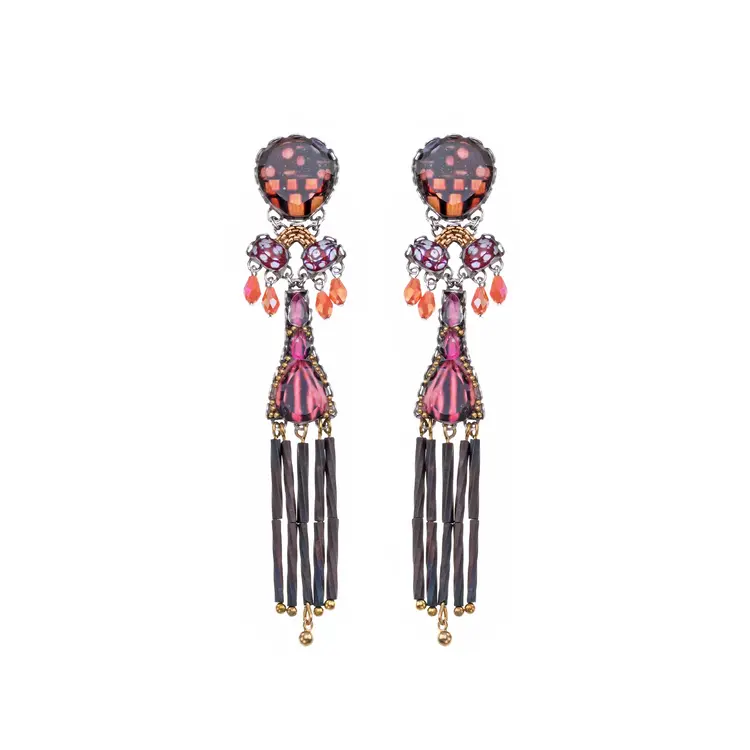 Ayala Bar/ IsArt Trafelle Rosy Clay Earring