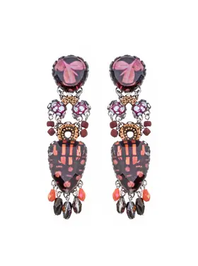 Ayala Bar/ IsArt Veloura Rosy Clay Earring