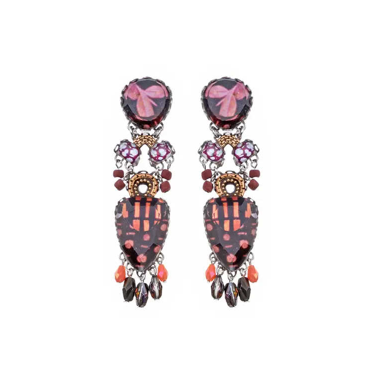 Ayala Bar/ IsArt Veloura Rosy Clay Earring