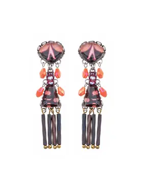 Ayala Bar/ IsArt Rosmelt Rosy Clay Earring