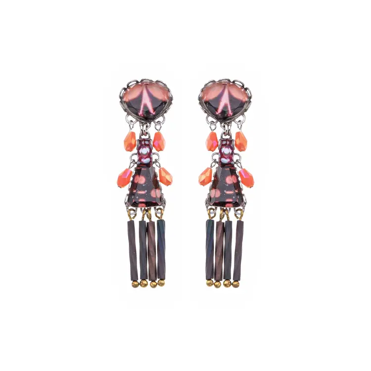 Ayala Bar/ IsArt Rosmelt Rosy Clay Earring