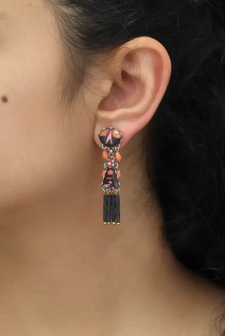 Ayala Bar/ IsArt Rosmelt Rosy Clay Earring