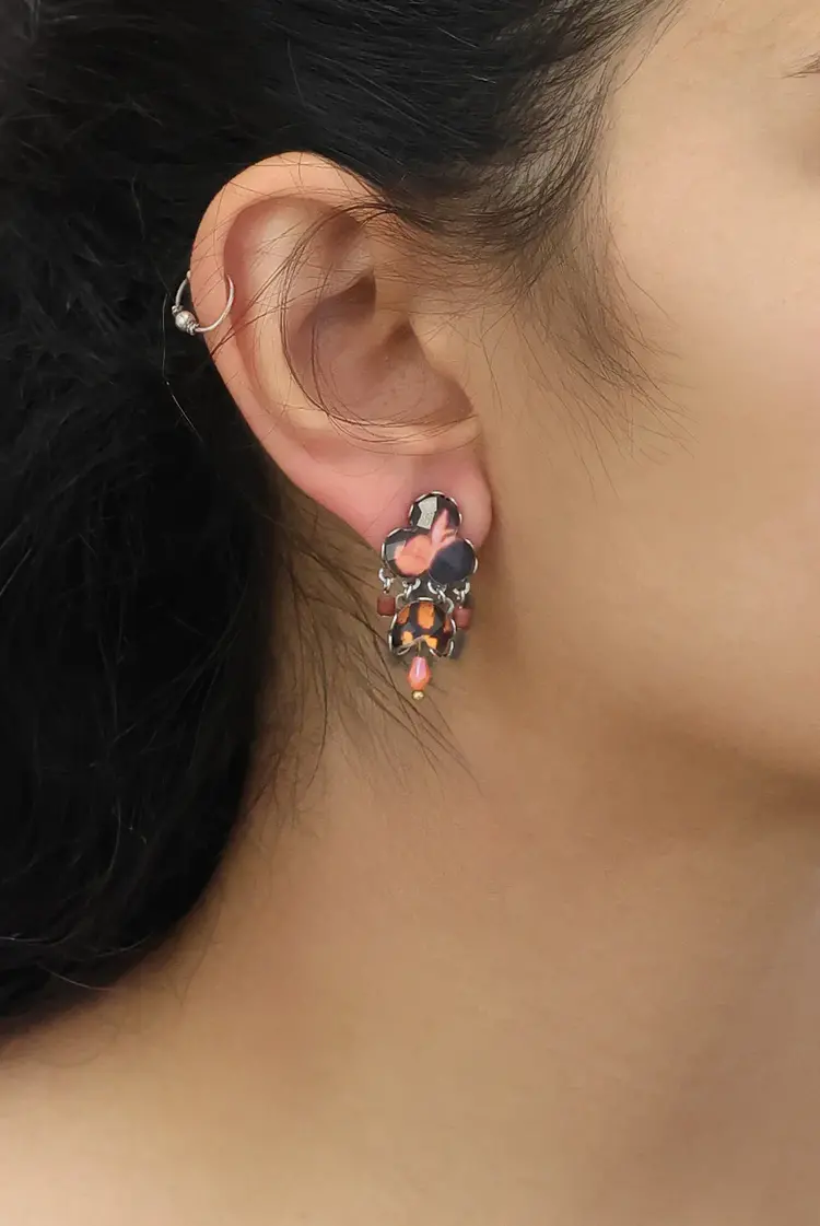 Ayala Bar/ IsArt Blossin Rosy Clay Earring