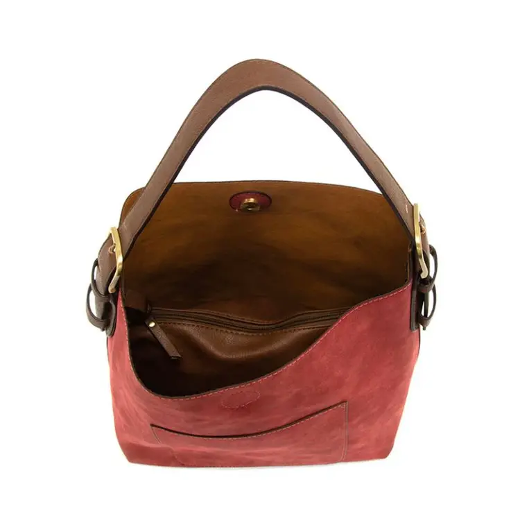 Joy Susan Faux Suede Hobo Style Bag