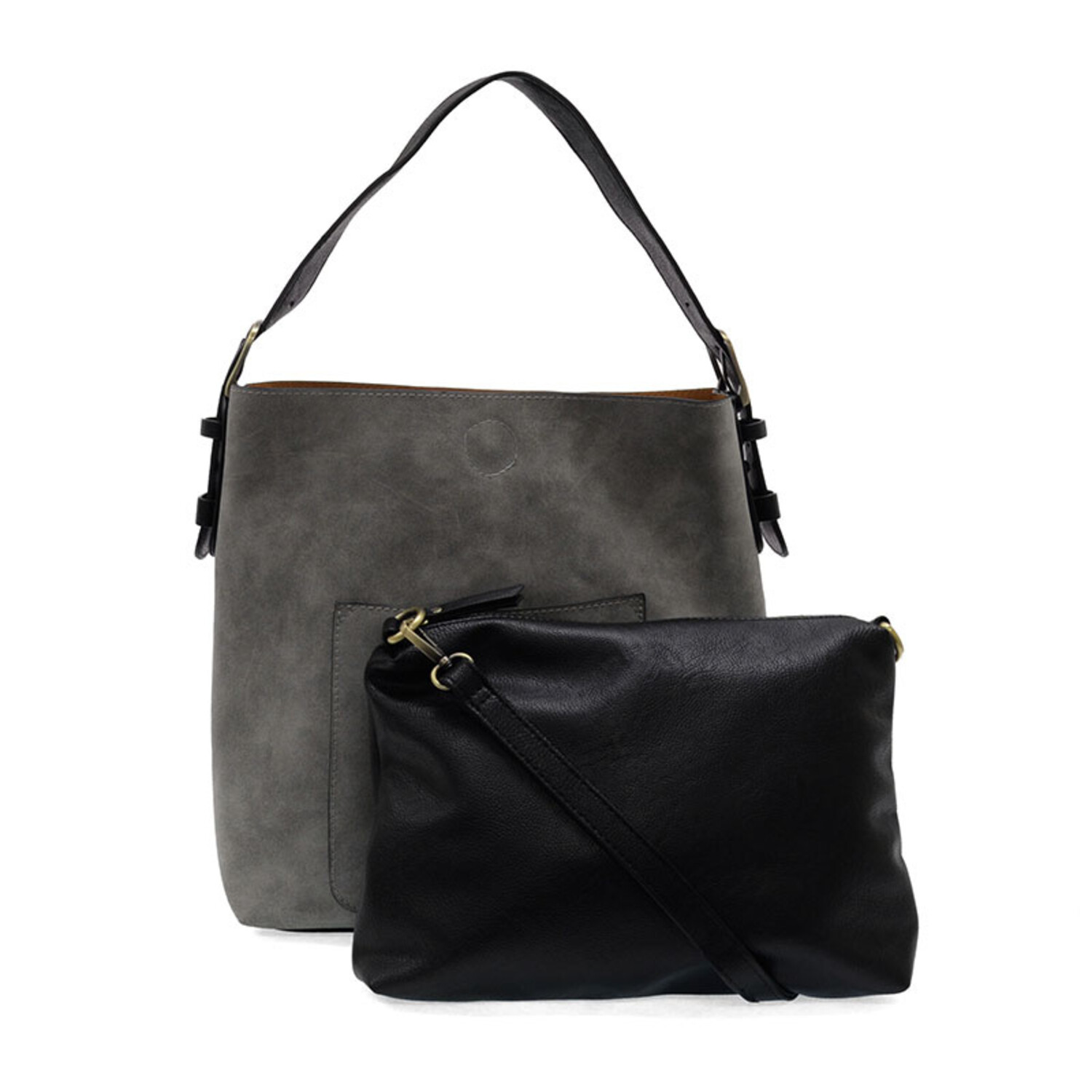 Faux Suede Hobo Style Bag - Terra Verde Boutique
