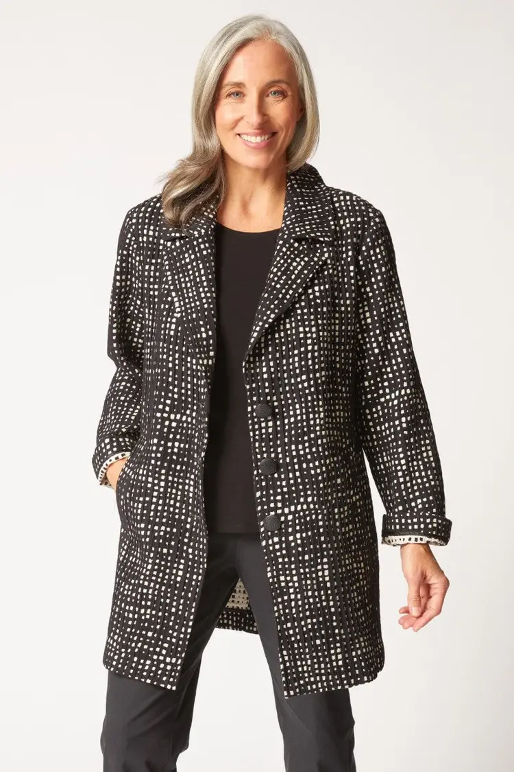 Habitat AUTUMN CHECK PARIS CAR COAT