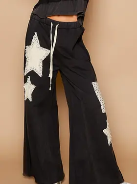 POL French Terry Star Pant