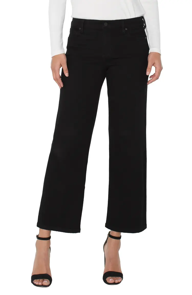 Liverpool Los Angeles Stride Crop Wide Leg