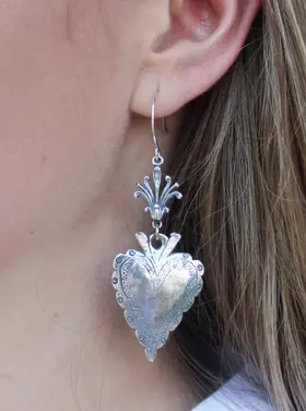 Earrings - Milagro Heart