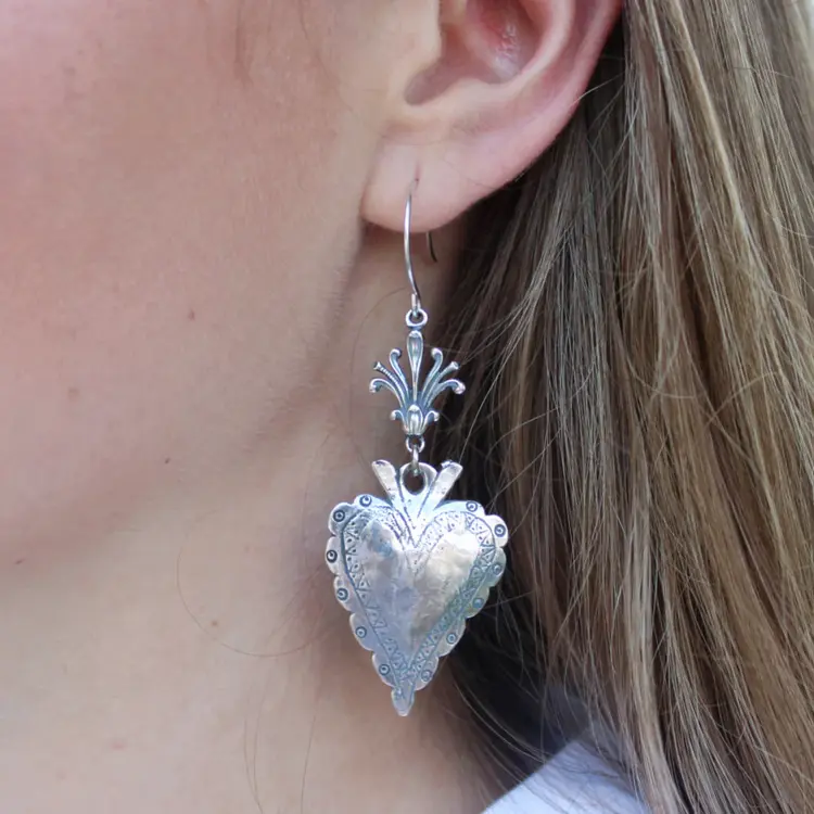 Earrings - Milagro Heart