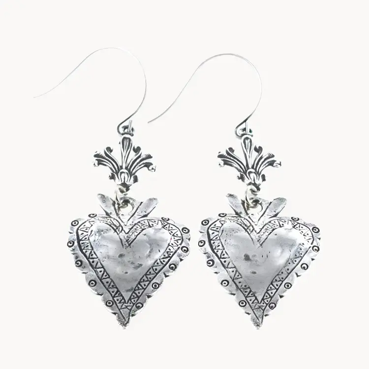 Earrings - Milagro Heart