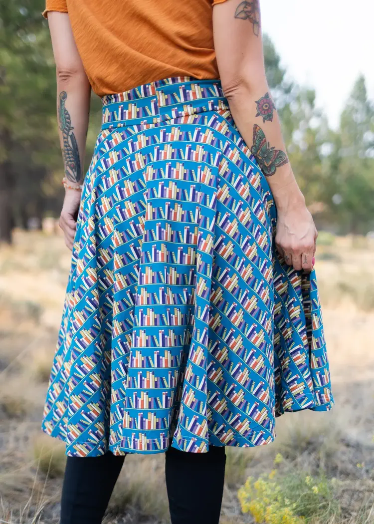 Effies Heart Sojourn Skirt, Library Print
