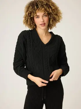 PJ Salvage L/S Cozy Chenille V Sweater