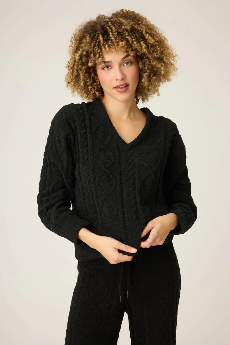PJ Salvage L/S Cozy Chenille V Sweater
