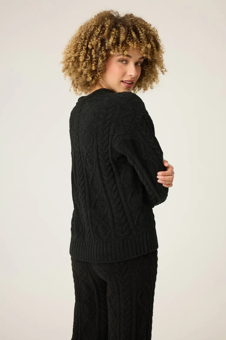 PJ Salvage L/S Cozy Chenille V Sweater