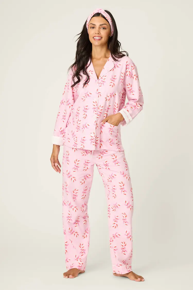 PJ Salvage Flannel PJ Set LS Pant