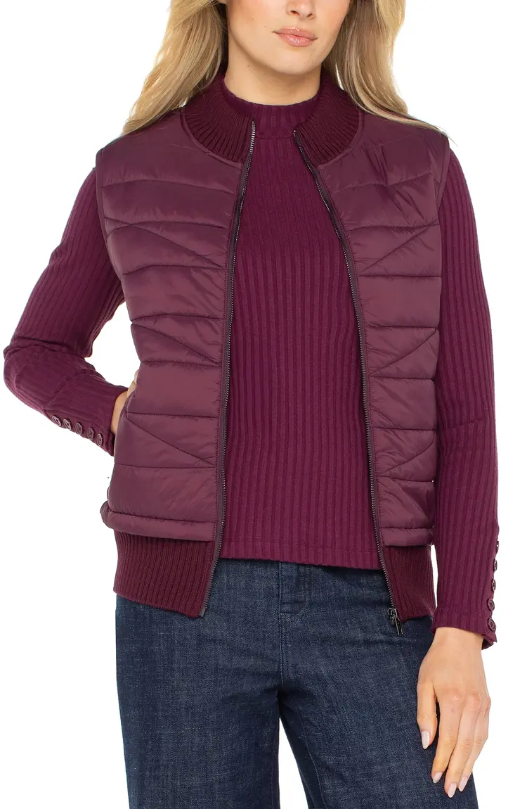 Liverpool Quilted Front Vest