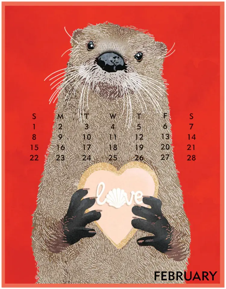 Linnea 2026 Desktop Calendar