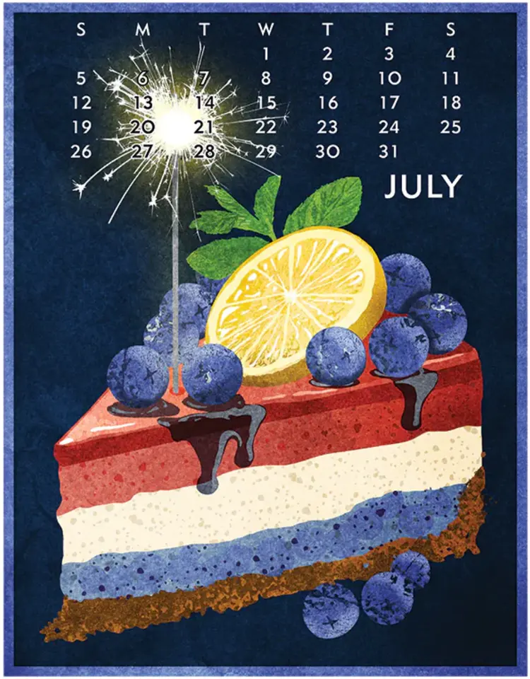 Linnea 2026 Desktop Calendar