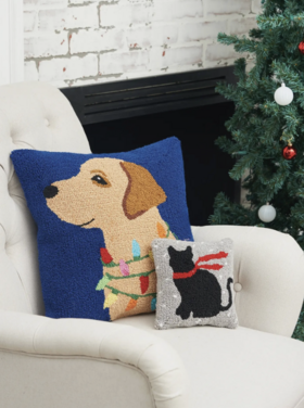 Lab & Lights Pillow