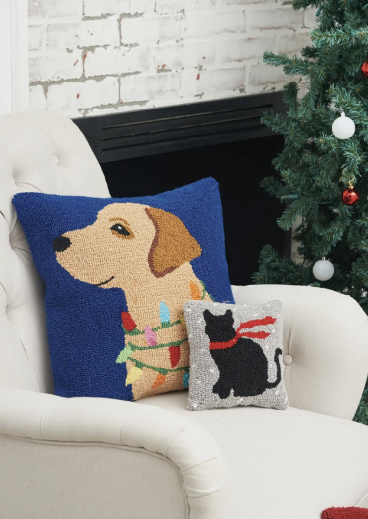 Lab & Lights Pillow