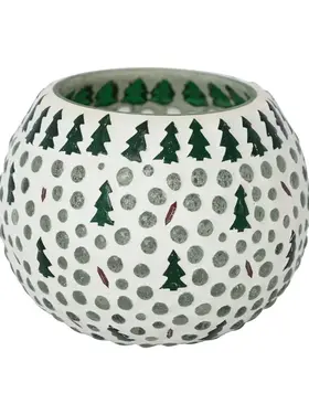 Creative Co-Op Glass Votive Holder Trees